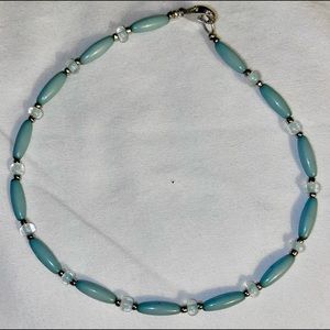 Light Aquamarine anklet